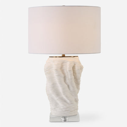 Stratified - White Table Lamp