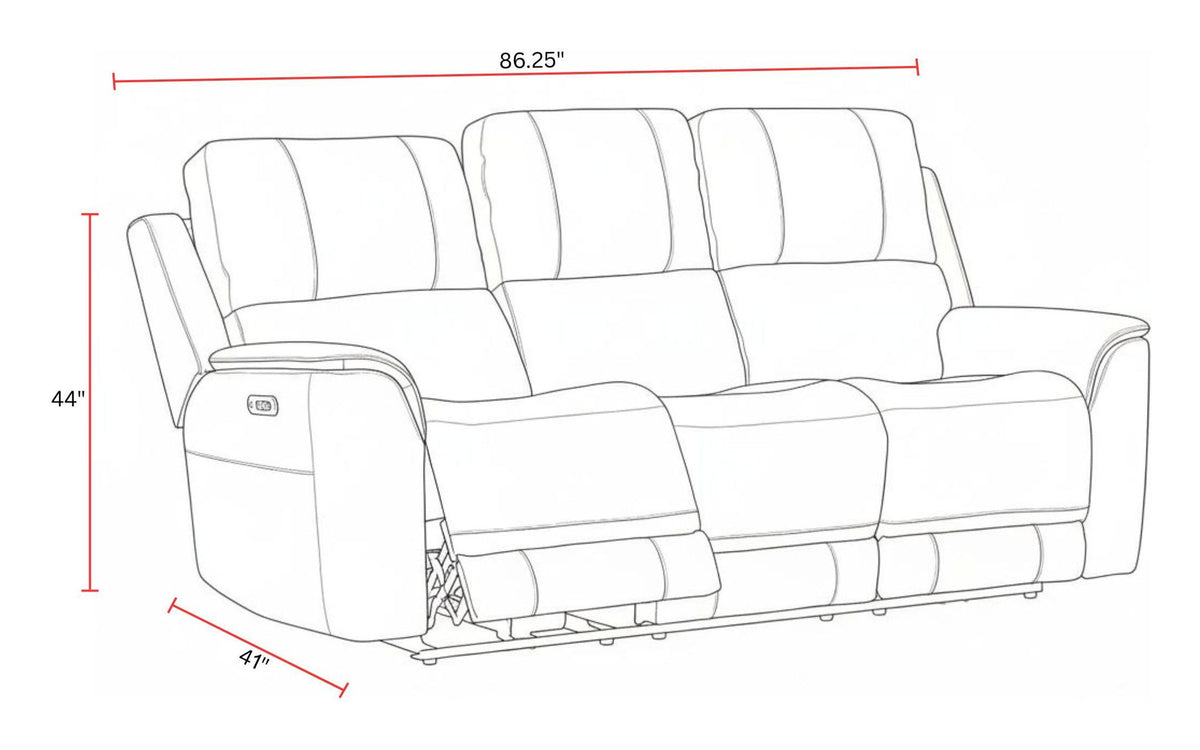 Easton - Zero Gravity Power Reclining Sofa P3
