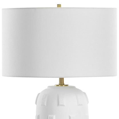 Emerie - Table Lamp - Textured White