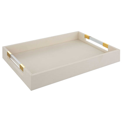 Wessex - Shagreen Tray - White