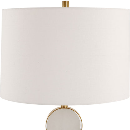 Three Rings - Contemporary Table Lamp - Beige