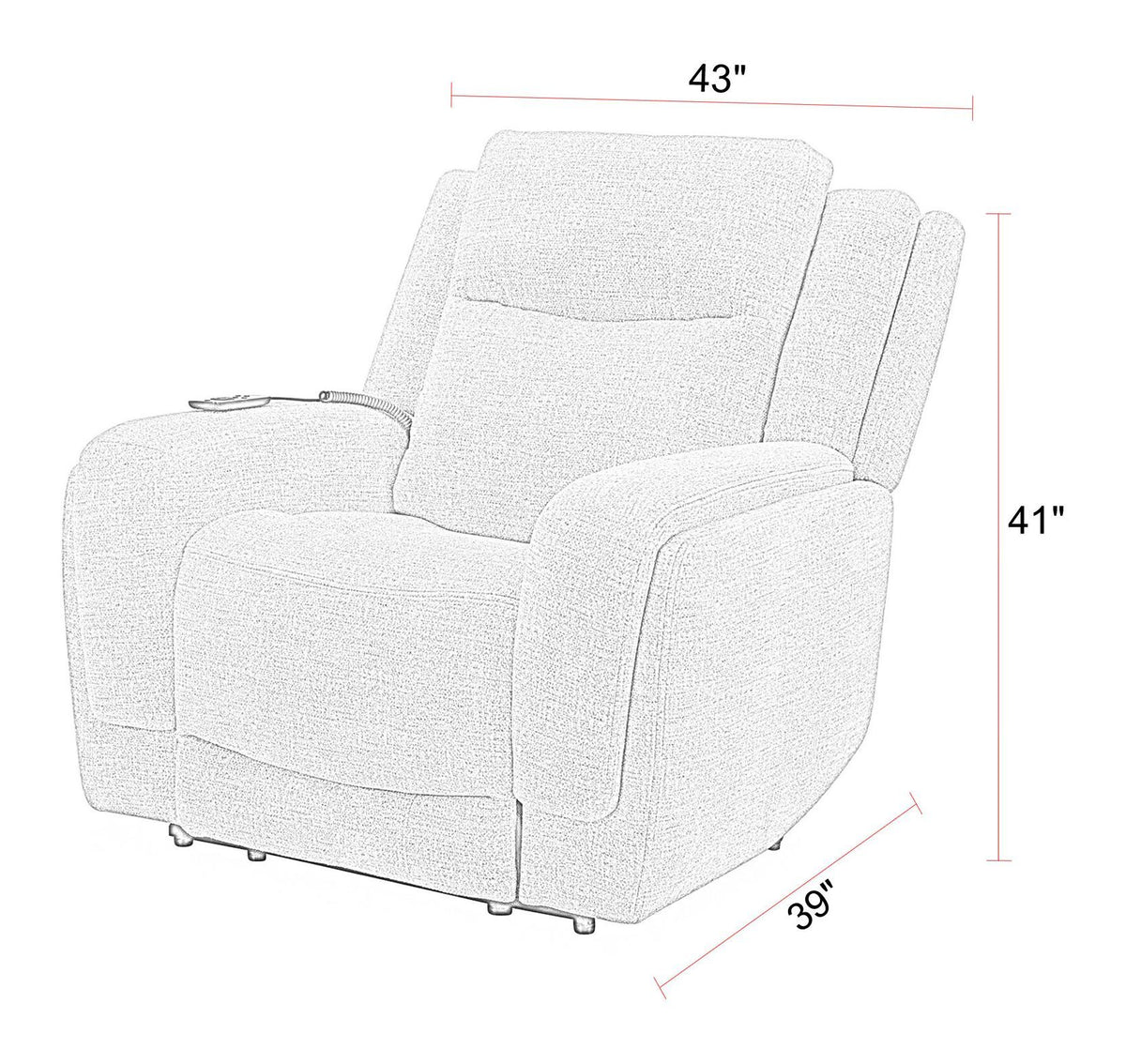 Penfield - Power Zero Gravity Recliner With Heat And Massage