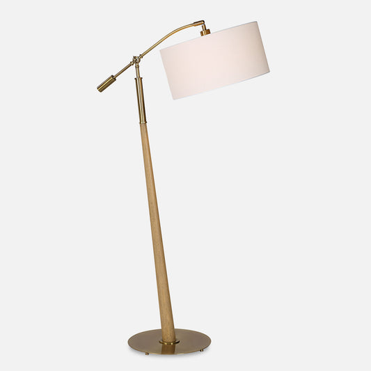 Kennett - Wooden Floor Lamp - Light Brown