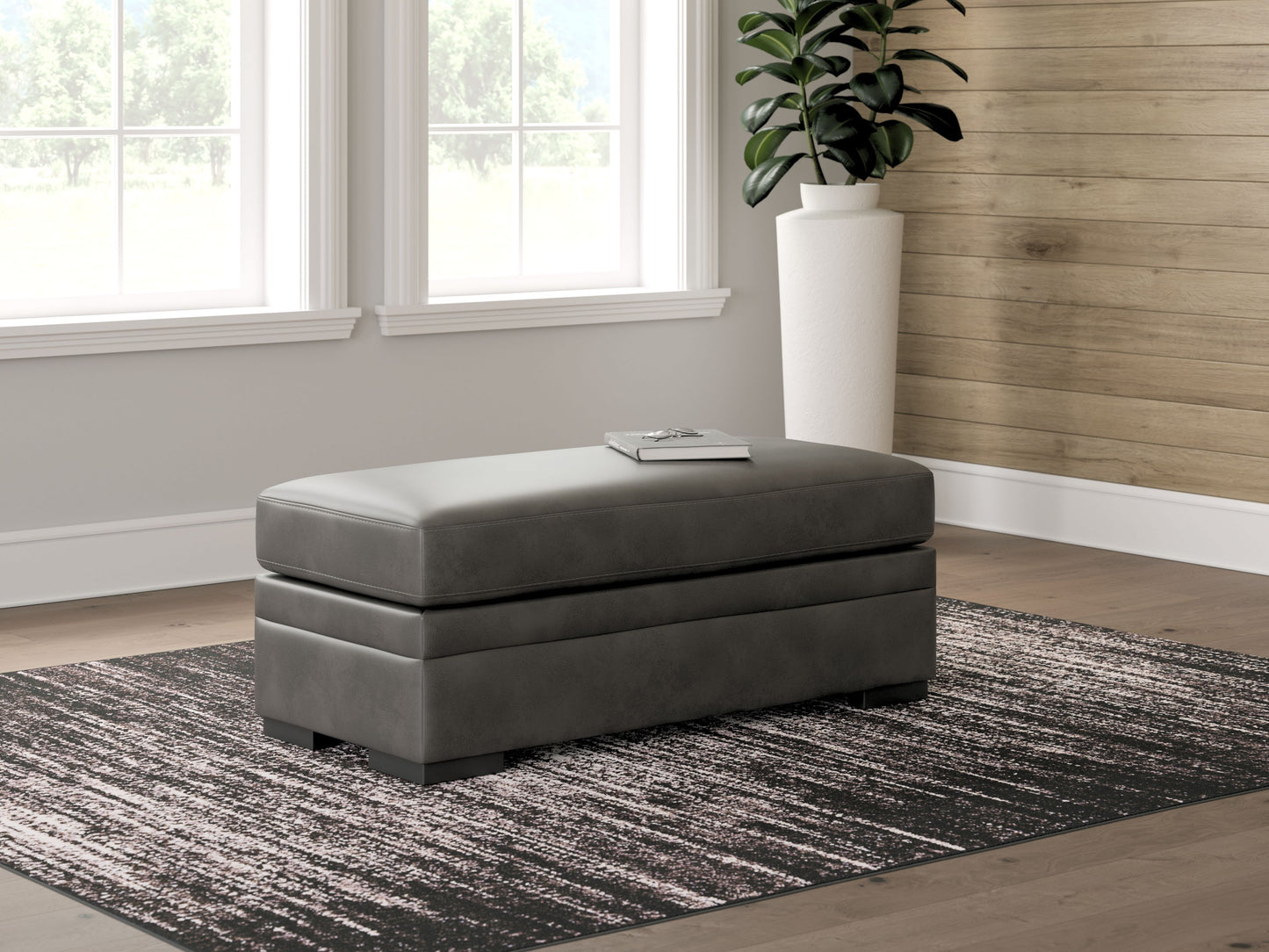 Lofton-Pike - Shadow - Oversized Accent Ottoman