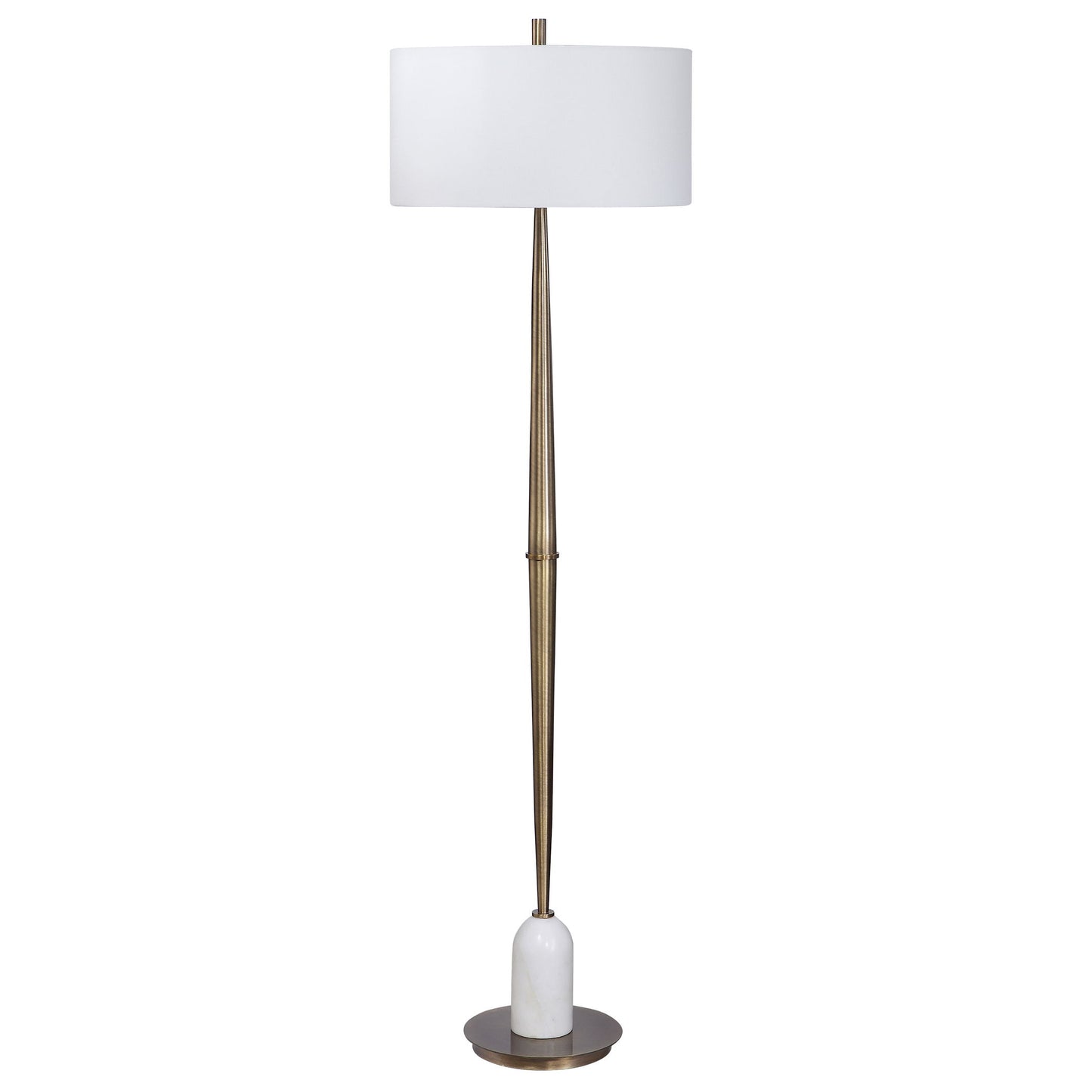 Minette - Mid-Century Floor Lamp - Gold