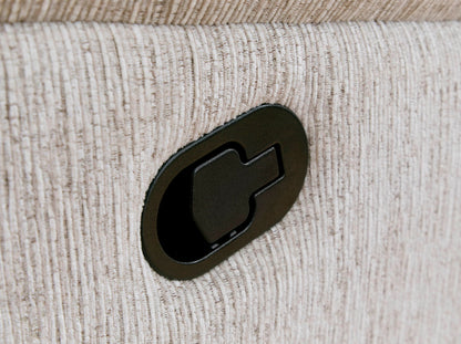 Buster - Manual Reclining Console Loveseat - Opal Taupe