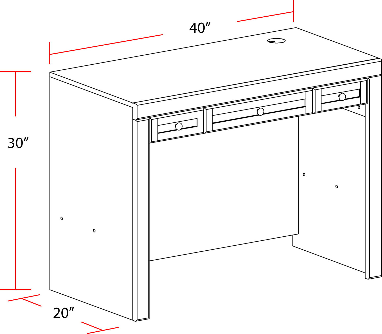 Catalina - Library Desk