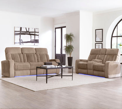 Equinox - Power Reclining Sofa With Drop Down Table