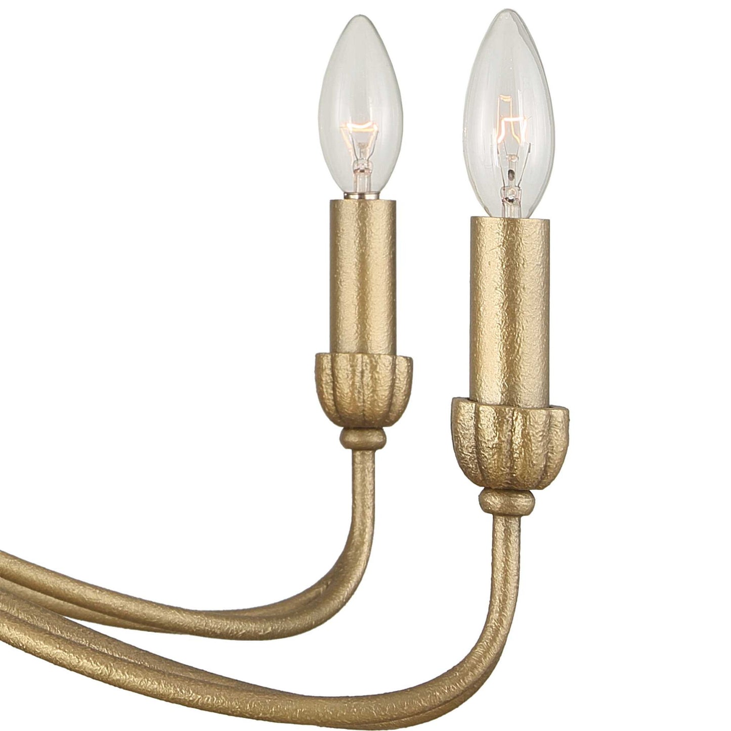 Corella - 8 Light Chandelier - Gold