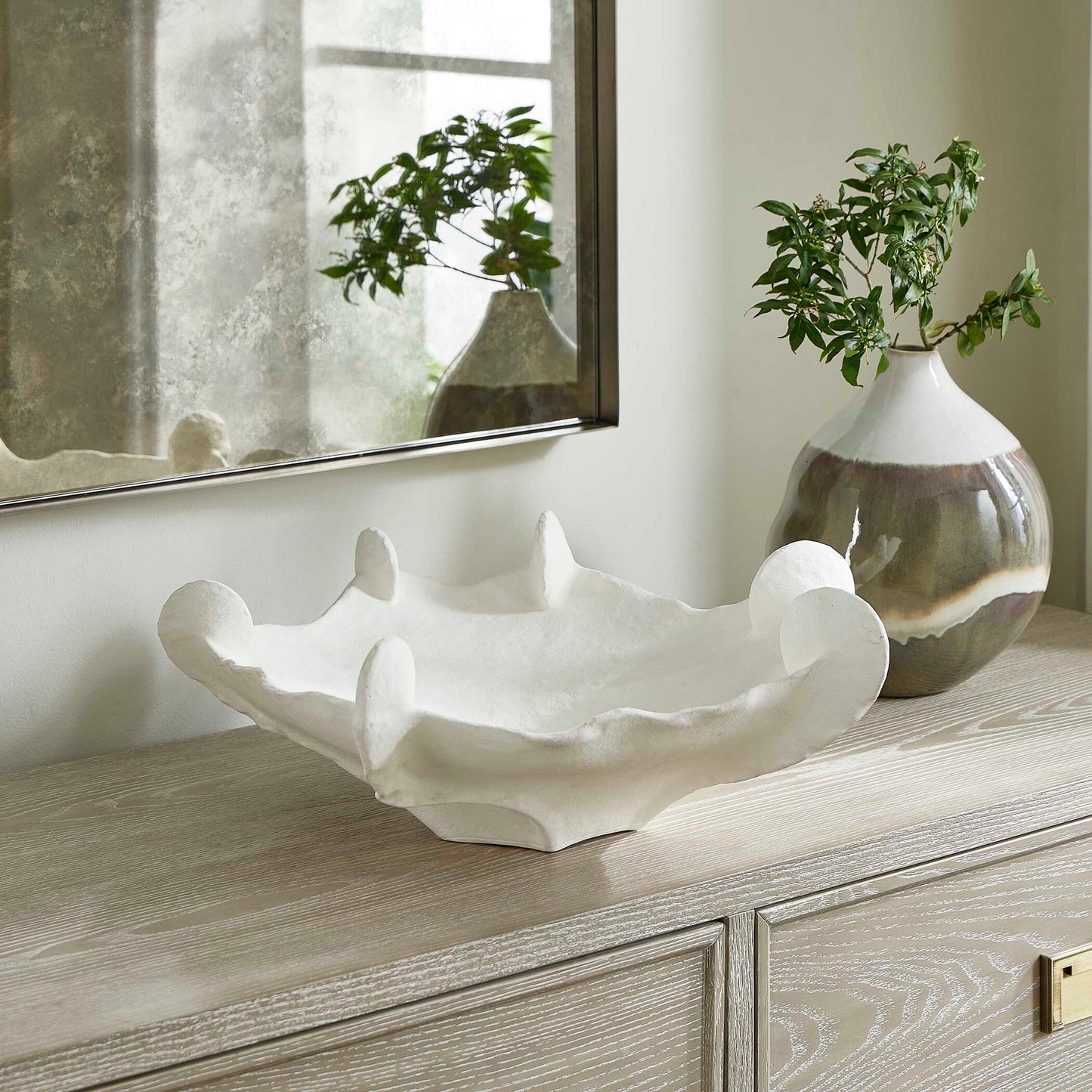 Coral Mirage - Outdoor Bowl - White