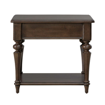 Arden Road - Drawer End Table - Satin Cherry
