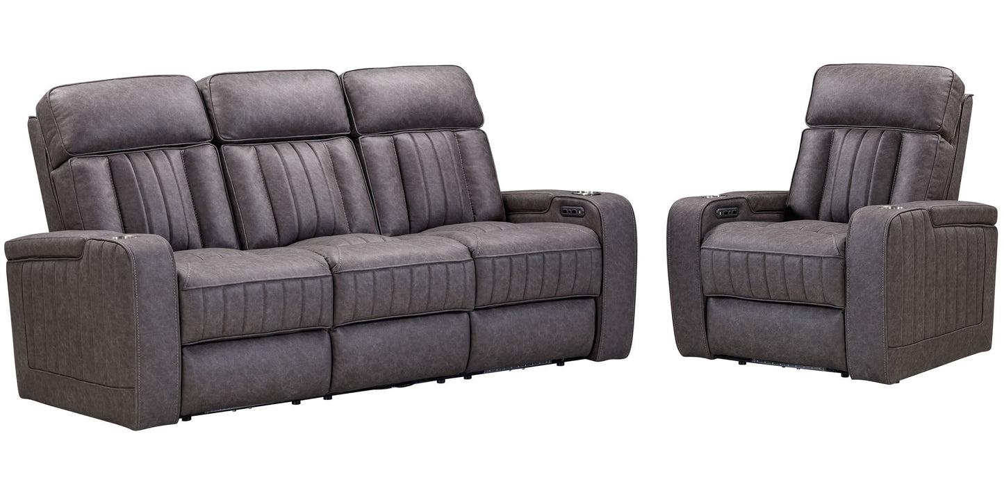 Equinox - Power Reclining Sofa With Drop Down Table