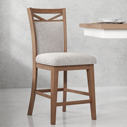 Americana Modern Dining - Upholstered Counter Chair (Set of 2) - Cotton