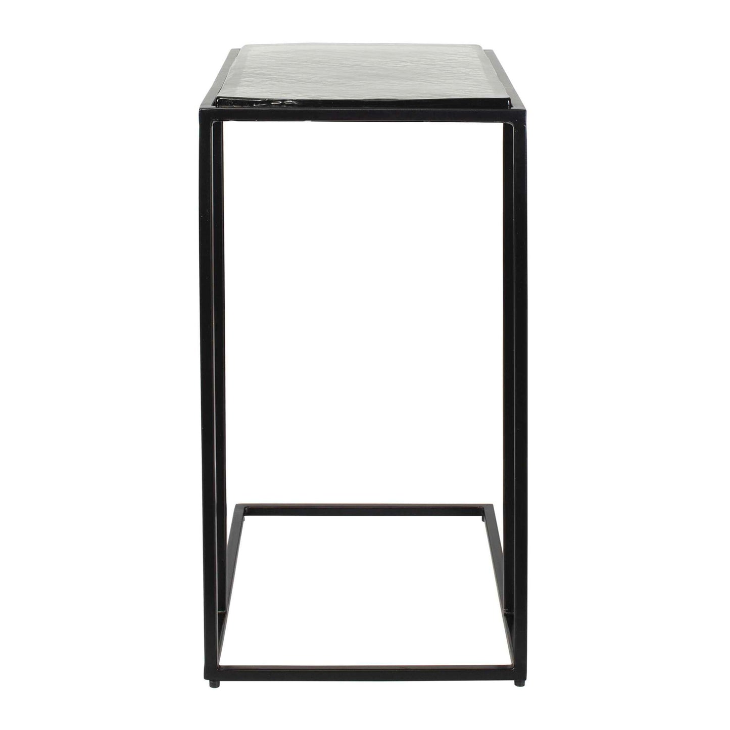 Mateo - Glass Top Accent Table - Black