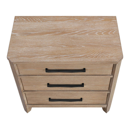 Breckenridge - 3 Drawer Nightstand With USB/C Port - Brown