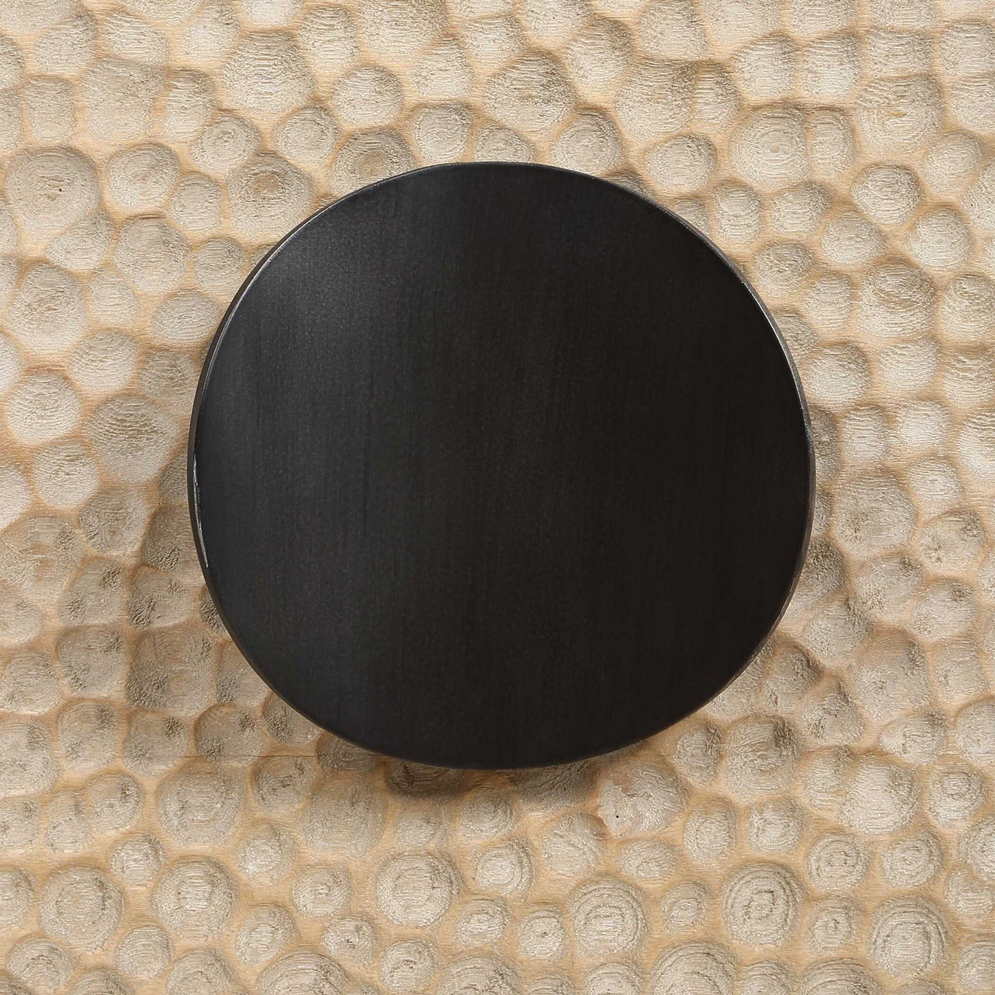 Lunar - Wooden Side Table - Black / Woodtone