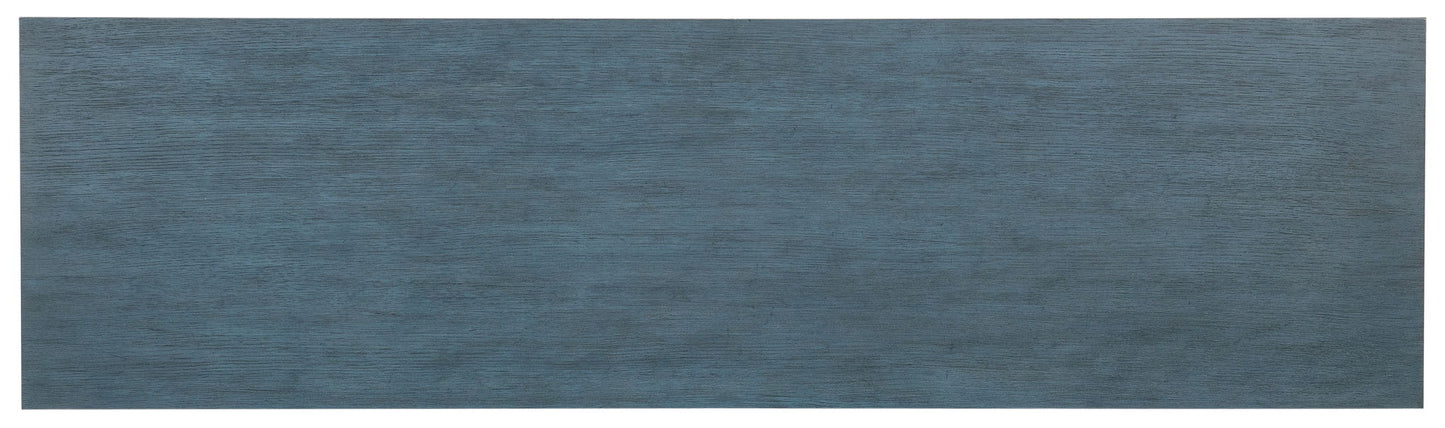 Melange - Round Valley Three Door Entertainment Credenza - Blue