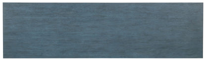 Melange - Round Valley Three Door Entertainment Credenza - Blue