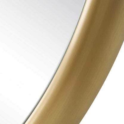 Atkinson - Modern Round Mirror - Brass