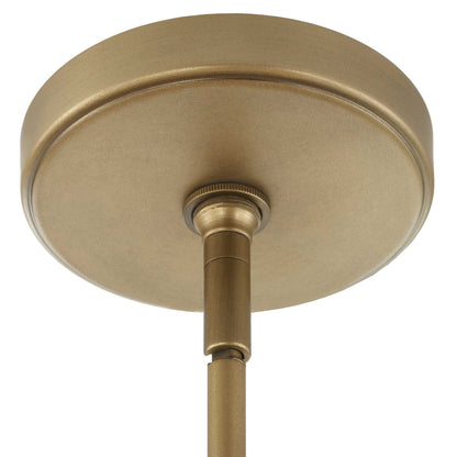 Pinchot - 4 Light Rattan Drum Pendant - Brown