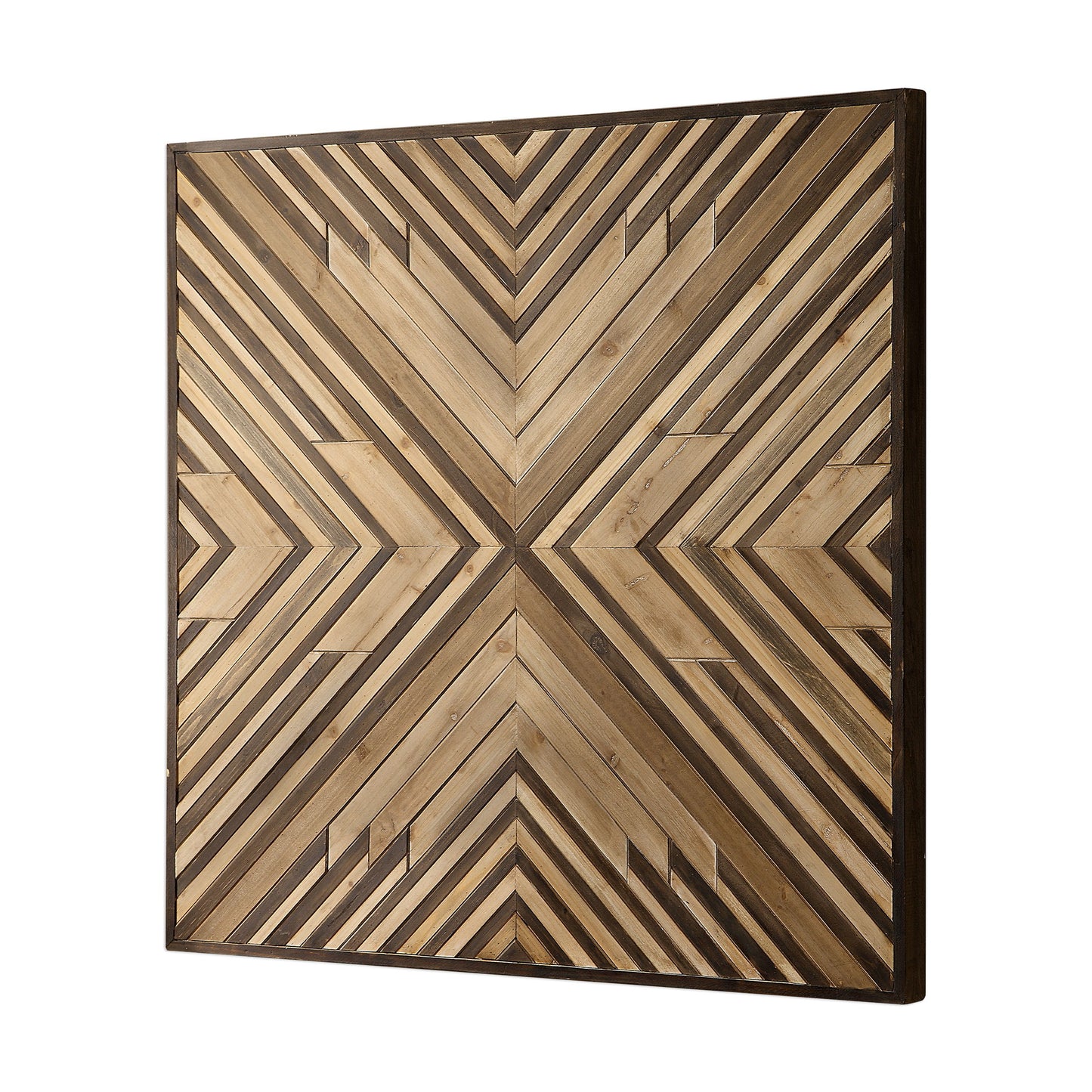 Floyd - Wooden Wall Art - Light Brown