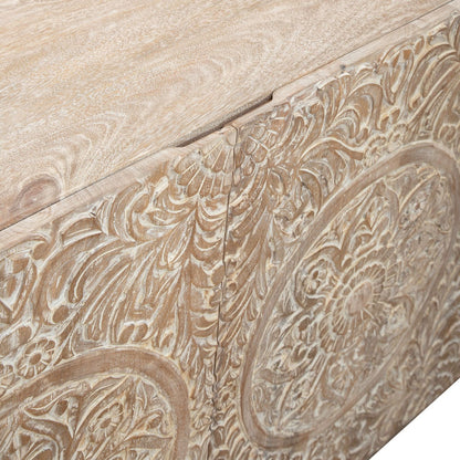 Melody - 3 Door Accent Cabinet - Brown