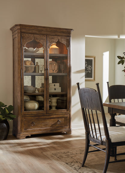 Americana - Display Cabinet - Light Brown