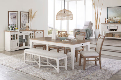 Americana Modern Dining - Upholstered Bench - Cotton
