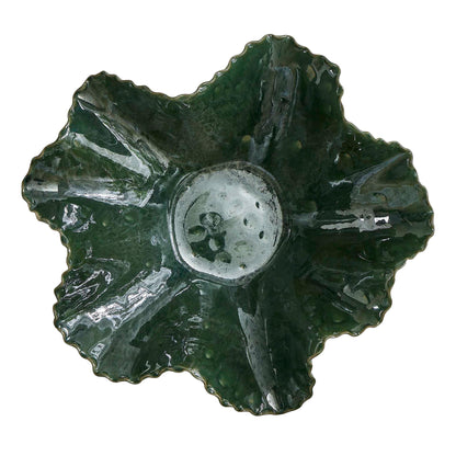 Verdant Bloom - Outdoor Bowl - Emerald Green