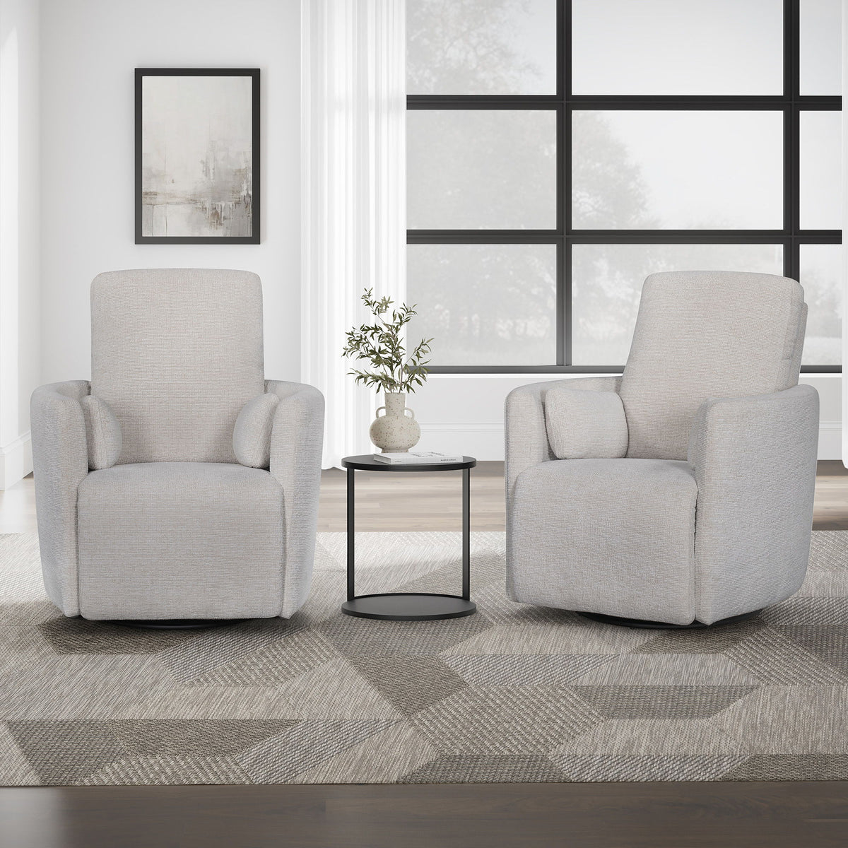 Turner - Manual Swivel Glider Recliner (Set of 2)