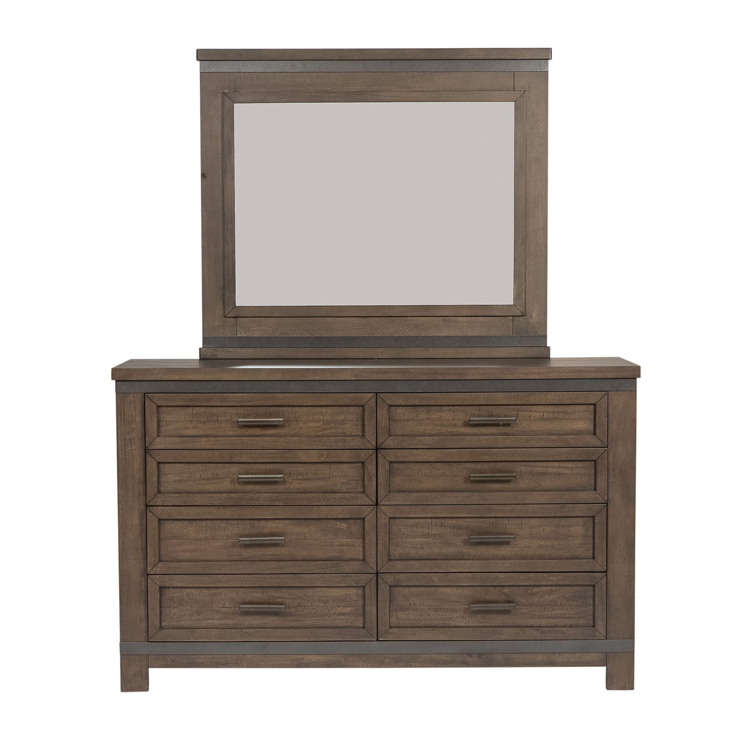 Thornwood Hills - Dresser & Mirror - Dark Brown