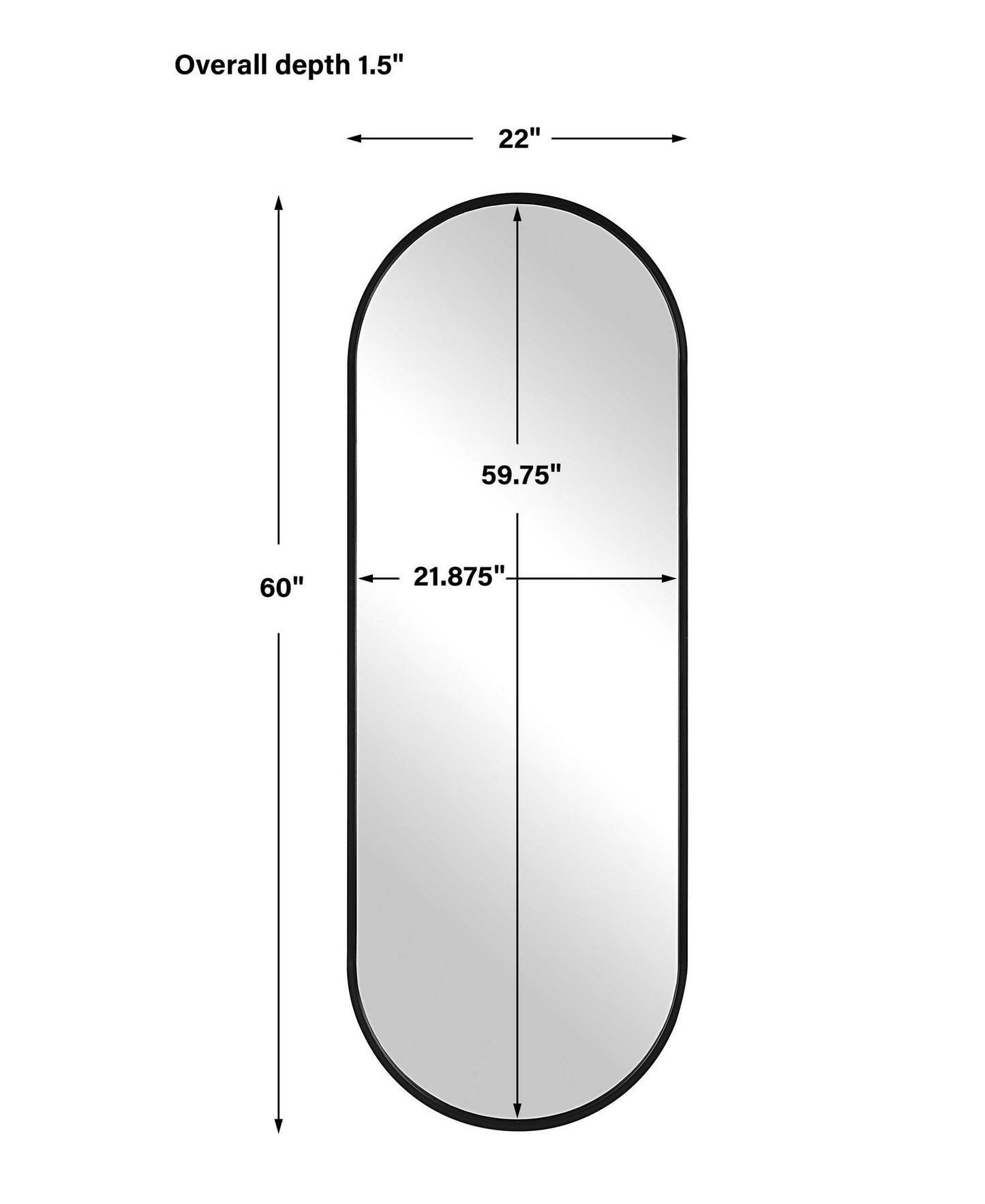 Varina - Oval Mirror