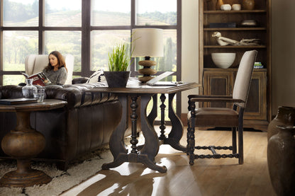 Hill Country - Comfort Upholstered Arm Chair (Set of 2) - Light Brown / Dark Brown