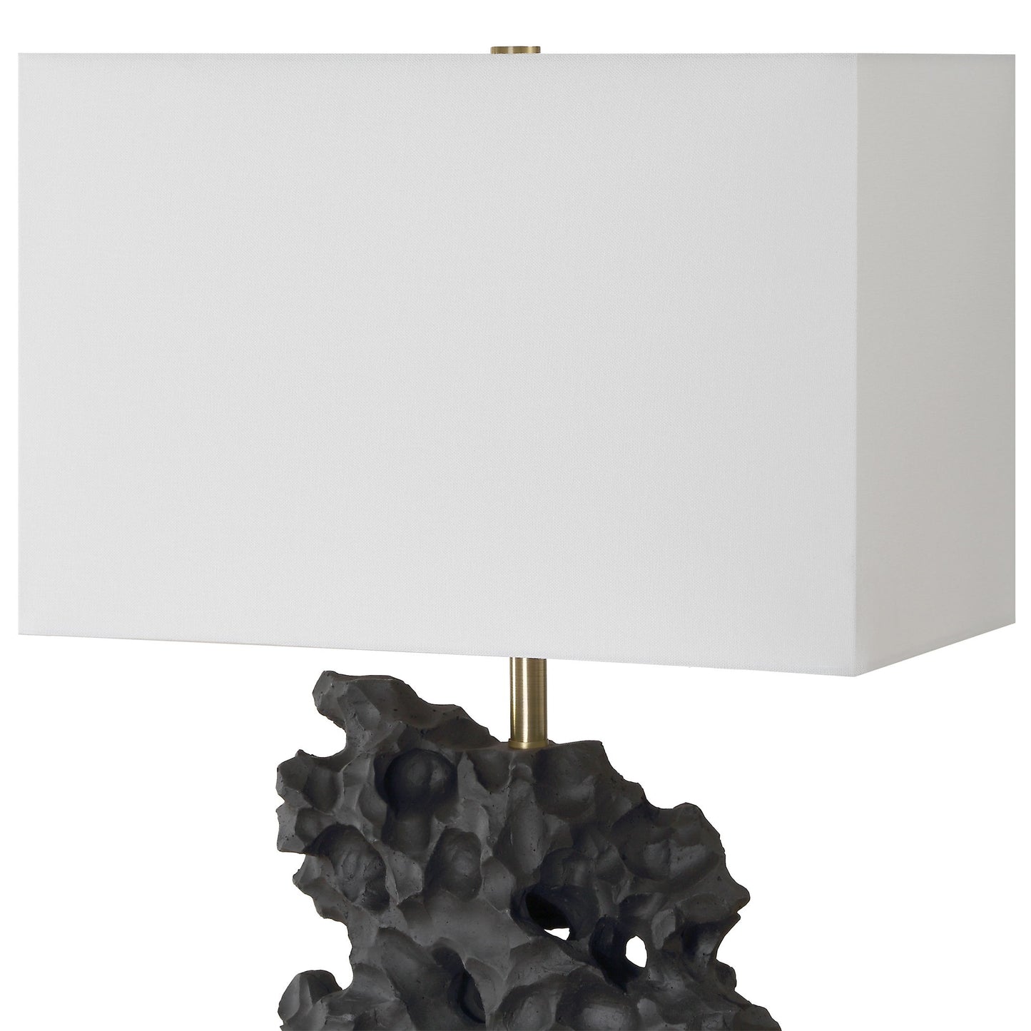 Basalt - Black Stone Table Lamp