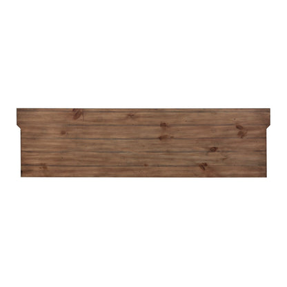 Morgan Creek - Entertainment TV Stand - Antique White / Wirebrushed Tobacco Accents