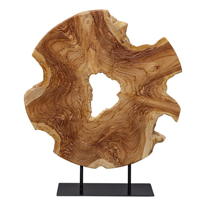 Bahati Wood - Sculpture - Natural