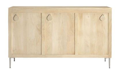 Abita - Three Door Credenza - Cream / Honey