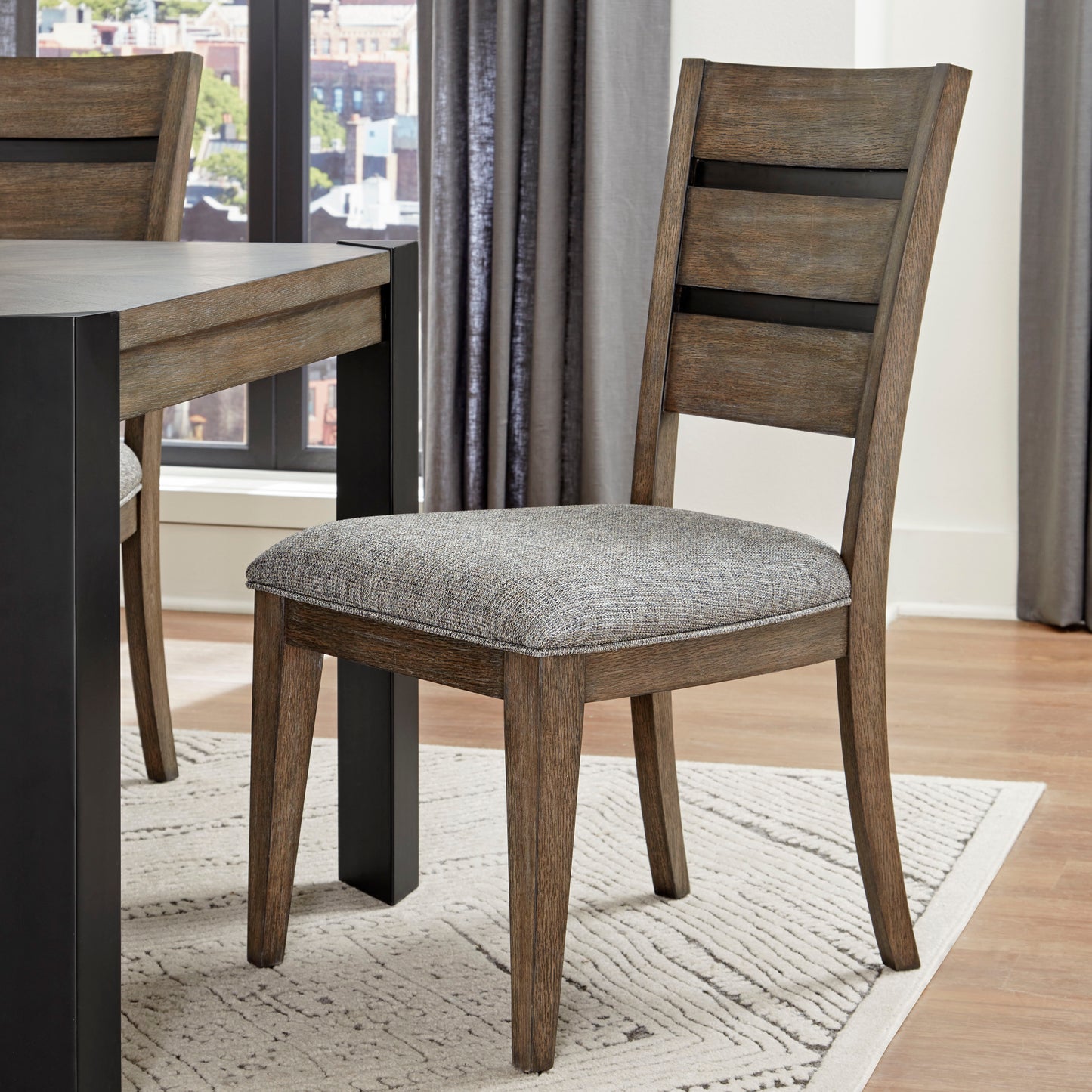 Cedar Fork - Dining Side Chair (Set of 2) - Smoked Arabica