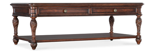 Charleston - Rectangle Cocktail Table - Dark Brown