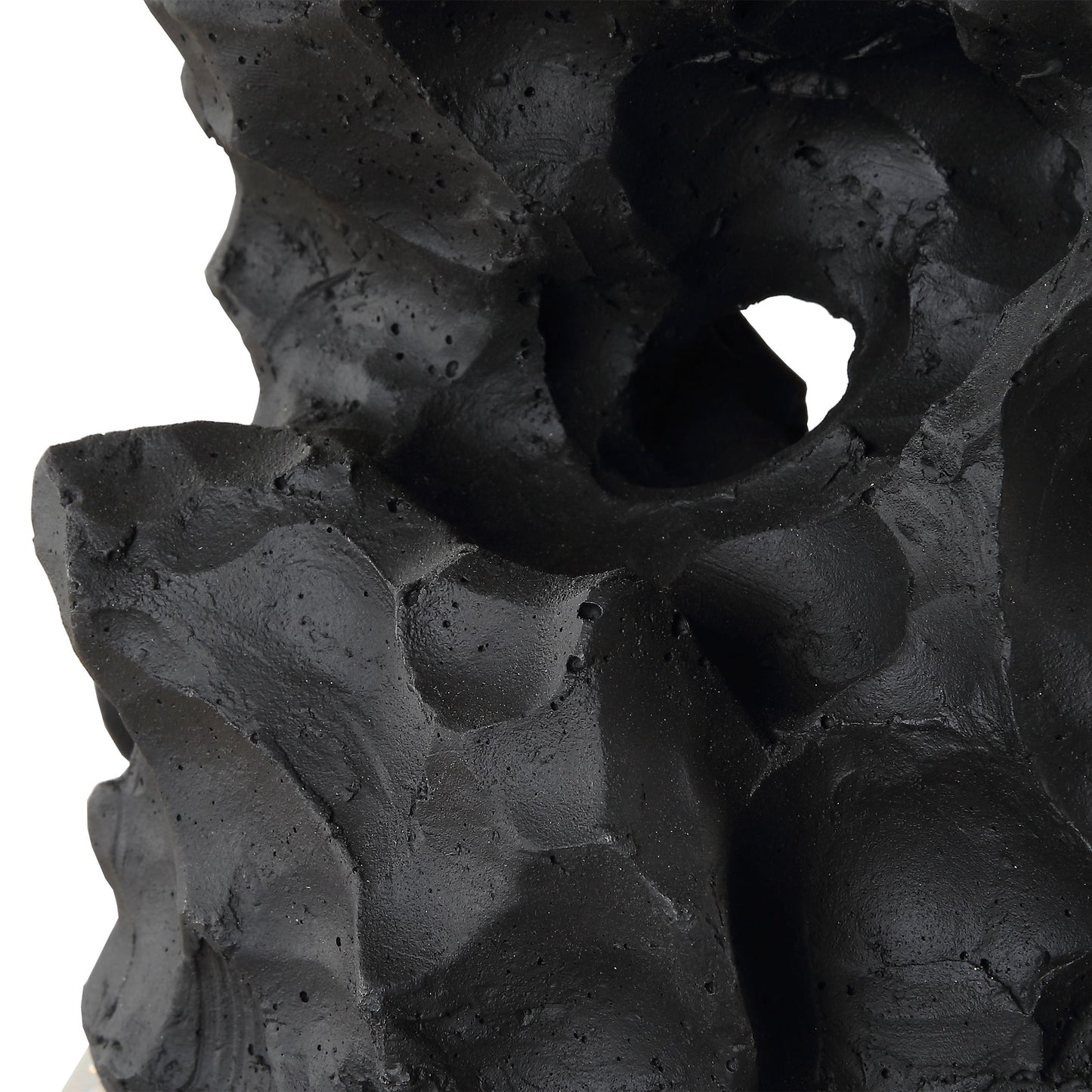 Basalt - Black Stone Table Lamp