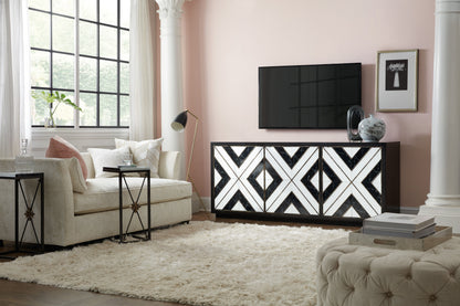 Sanctuary - Noir et Blanc Entertainment Console