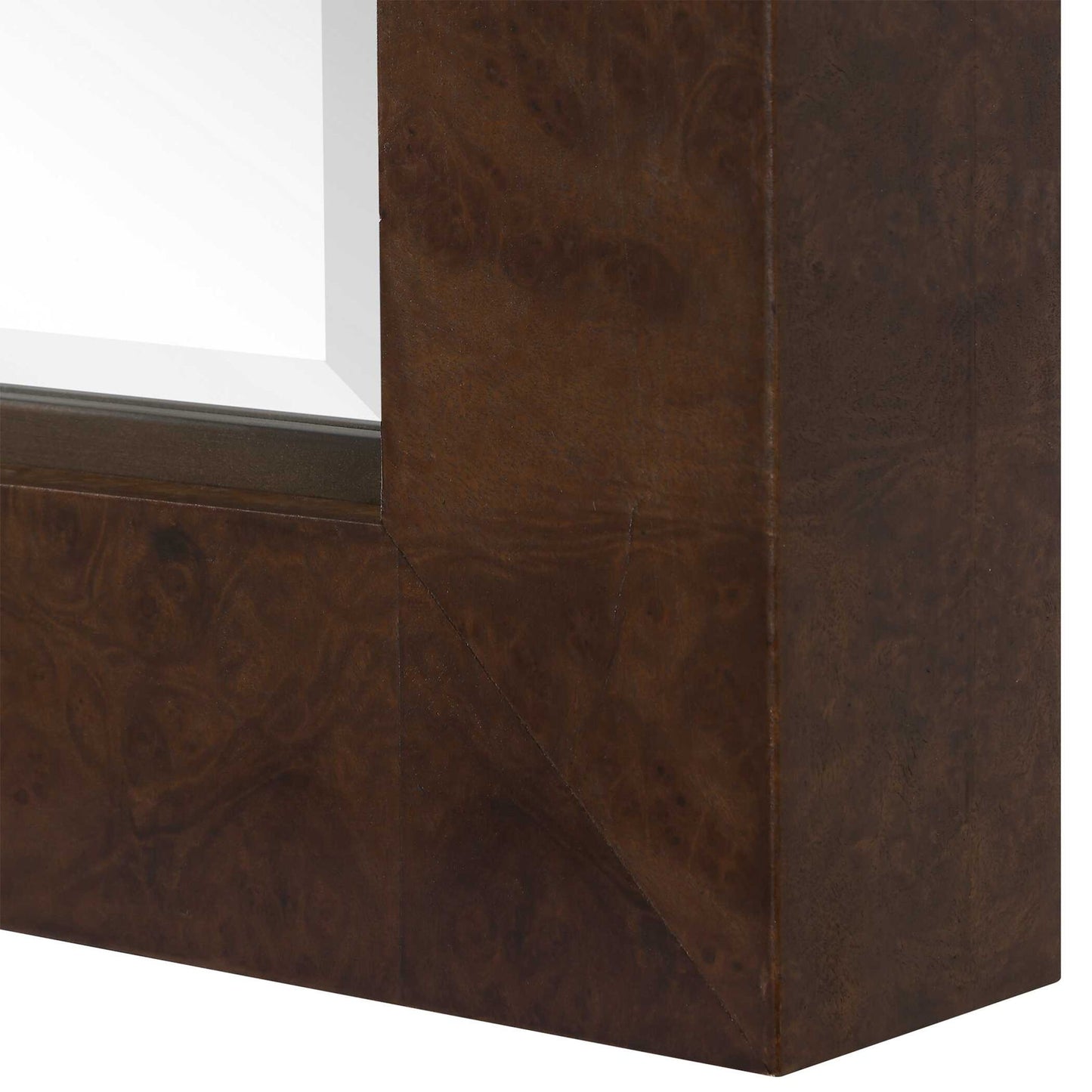 Durant - Tall Wood Mirror - Brown