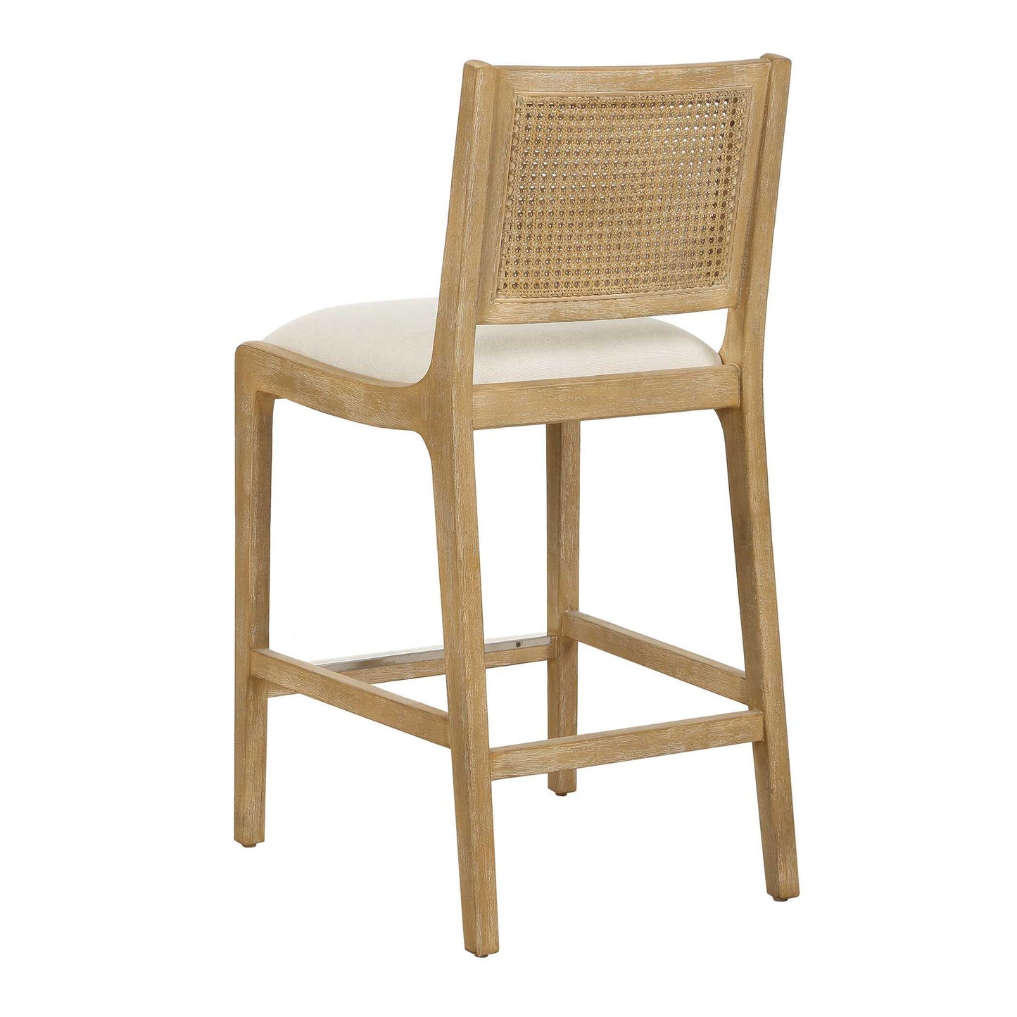 Interweave - Coastal Rattan Counter Stool - Brown
