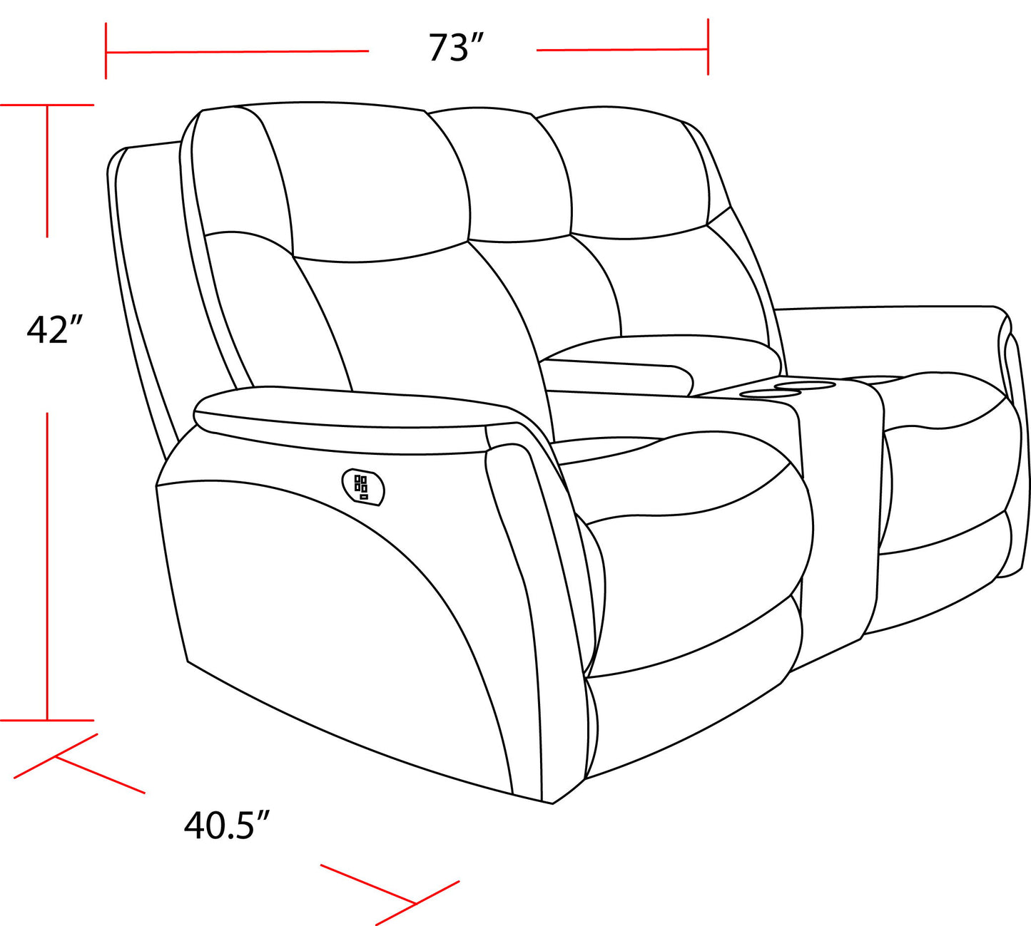 Linus - Power Reclining Sofa Set