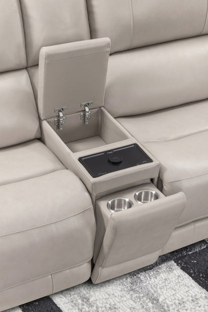 Easton - Power Reclining Sectional With Power Adjustable Headrests
