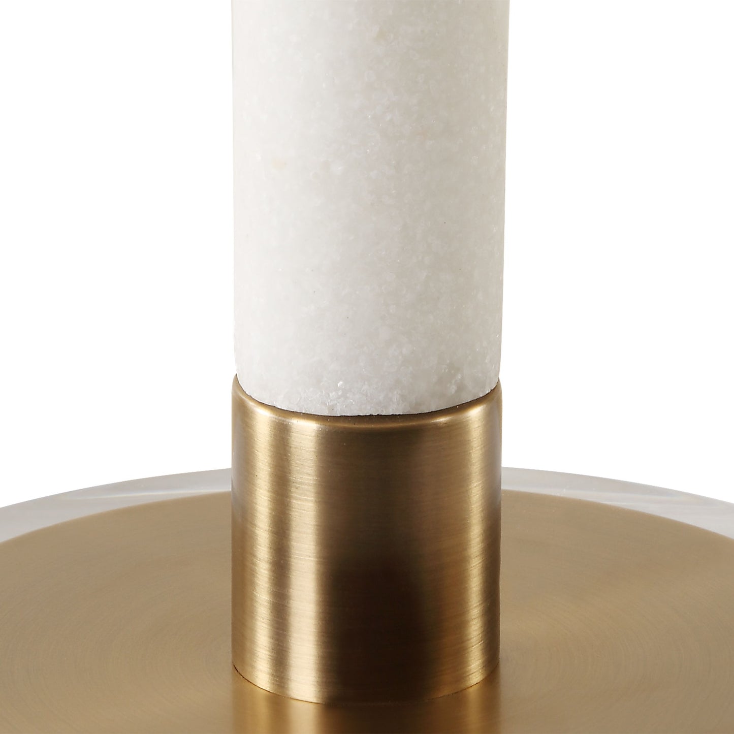 Colette - White Stone Table Lamp