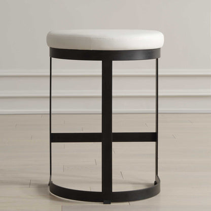 Ivanna - White Counter Stool