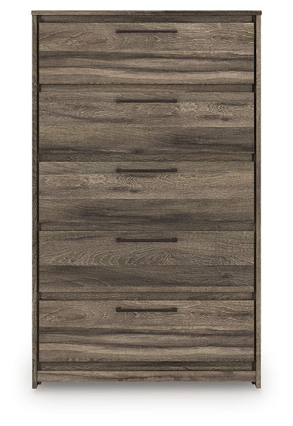 Elbrim - Five Drawer Chest - Brown