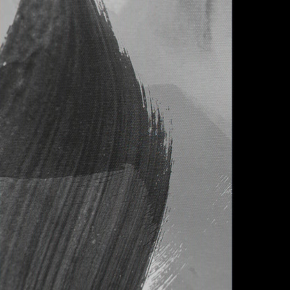 Abstract Afternoon - Framed Canvases (Set of 2) - Blue / Green / Pink / White / Woodtone / Yellow