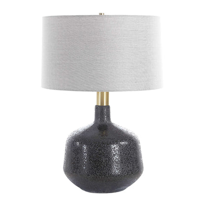 Flanagan - Mottled Gloss Table Lamp - Black
